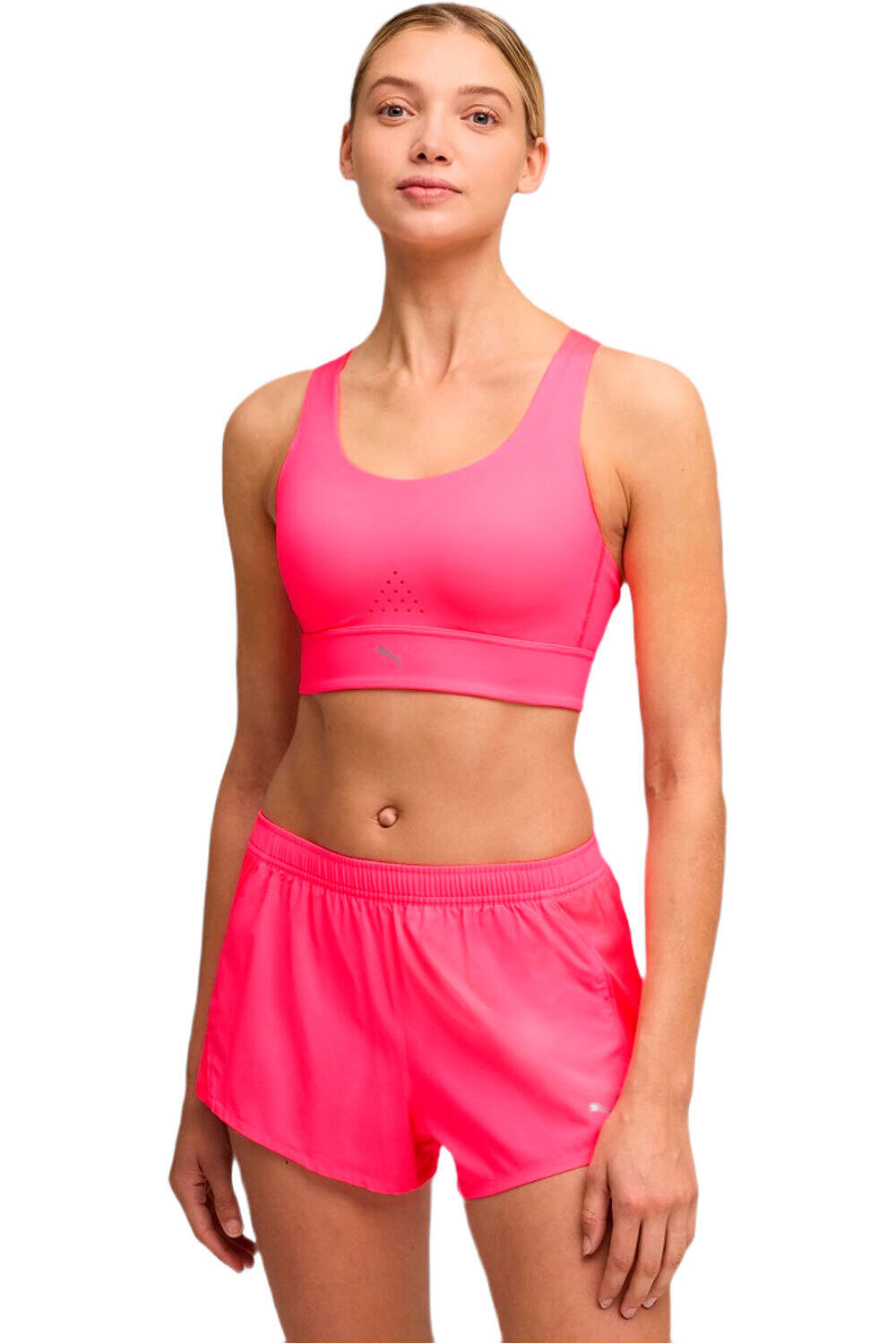 Puma body running mujer PWRbreathe RUN BRA vista frontal