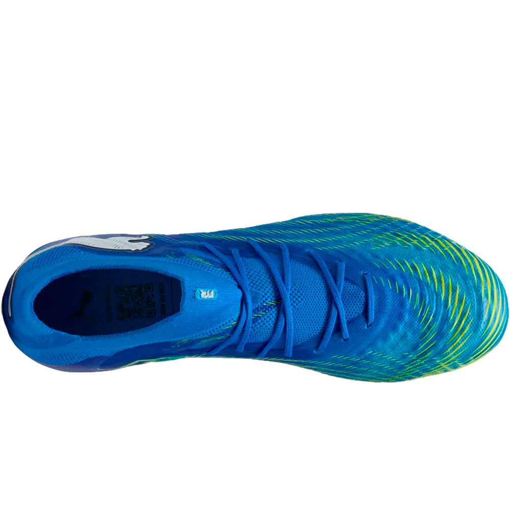 Puma botas de futbol cesped artificial FUTURE 9 ULTIMATE FG AZ vista superior