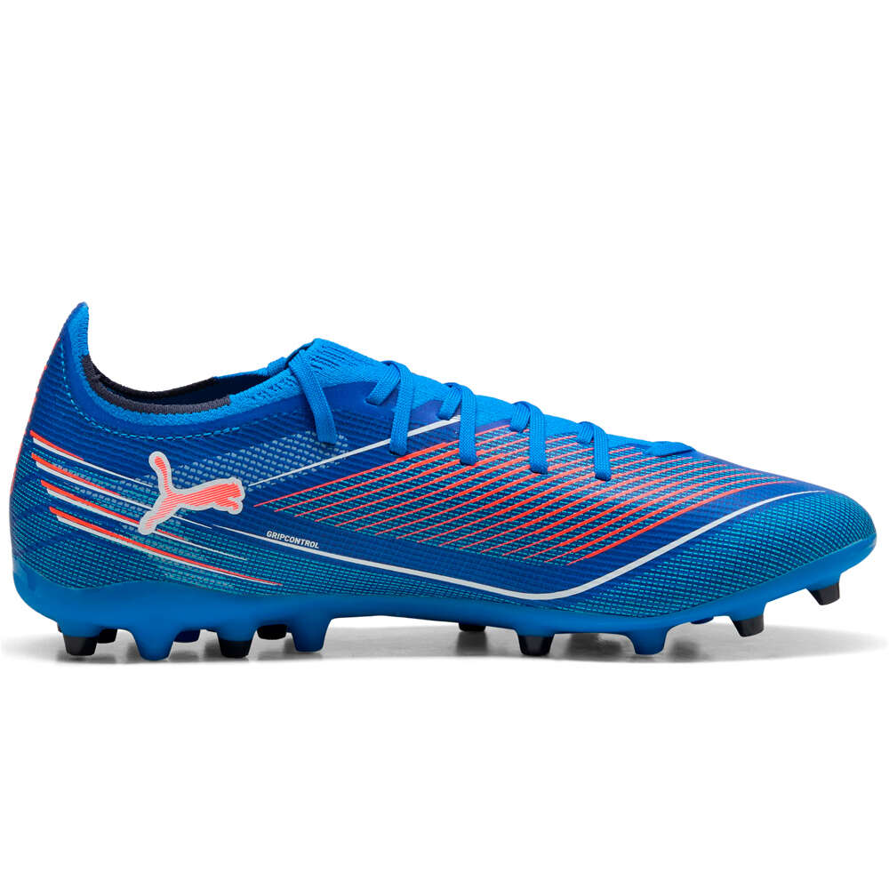 Puma botas de futbol cesped artificial ULTRA 6 MATCH MG AZ lateral exterior
