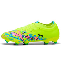 Puma botas de futbol cesped artificial ULTRA NITRO 7 MATCH LEVEL UP FG/AG lateral exterior
