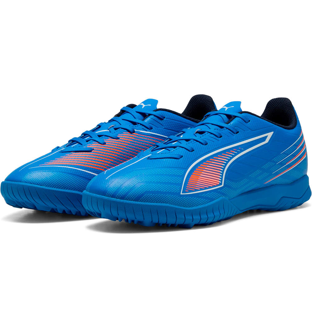 Puma botas de futbol multitaco y terreno duro ULTRA 6 PLAY TT AZ lateral interior