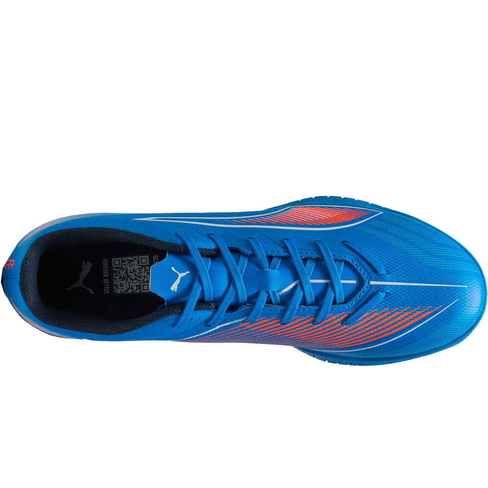 Puma botas de futbol multitaco y terreno duro ULTRA 6 PLAY TT AZ vista superior