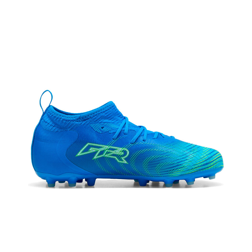 Puma botas de futbol niño cesped artificial FUTURE 9 MATCH MG JR AZ lateral interior