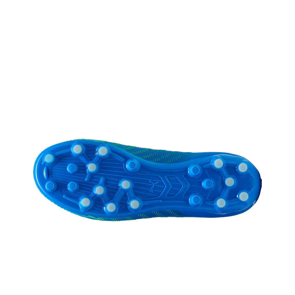 Puma botas de futbol niño cesped artificial FUTURE 9 MATCH MG JR AZ puntera