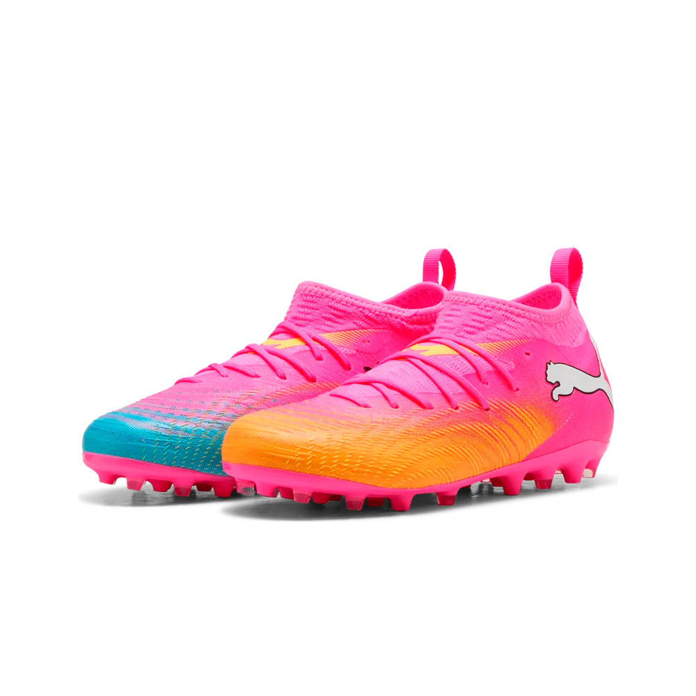 Puma botas de futbol niño cesped artificial FUTURE 9 MATCH MG JR RSAZ lateral interior
