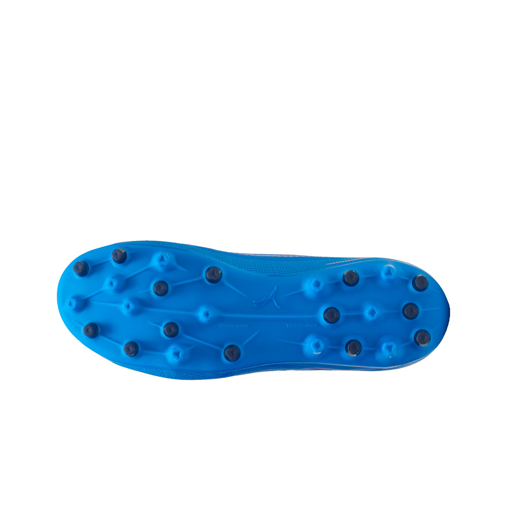Puma botas de futbol niño cesped artificial ULTRA 6 MATCH MG JR AZ vista trasera