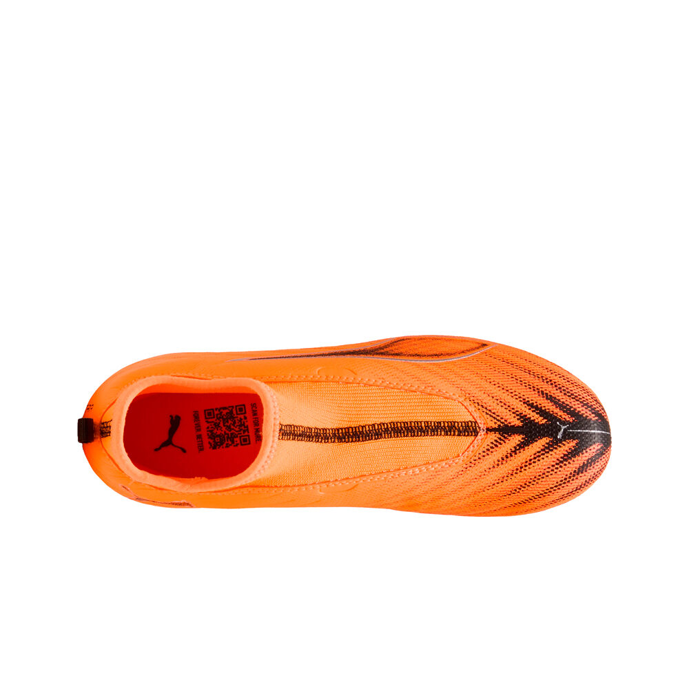 Puma botas de futbol niño cesped artificial ULTRA 6 MATCH+ MG JR NA vista superior