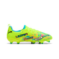 Puma botas de futbol niño cesped artificial ULTRA 7 MATCH LEVEL UP FG/AG JR lateral interior