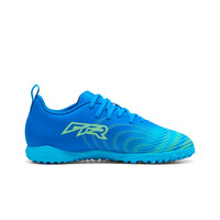 Puma botas de futbol niño multitaco y terreno duro FUTURE 9 PLAY TT JR AZ lateral interior