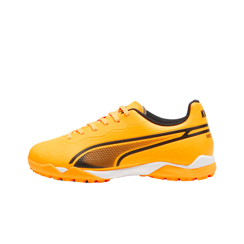 Puma botas de futbol niño multitaco y terreno duro KING MATCH TT + Mid Jr lateral exterior