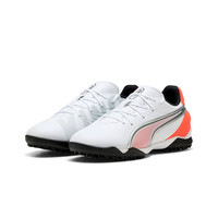 Puma botas de futbol niño multitaco y terreno duro KING MATCH TT+Mid Jr lateral interior