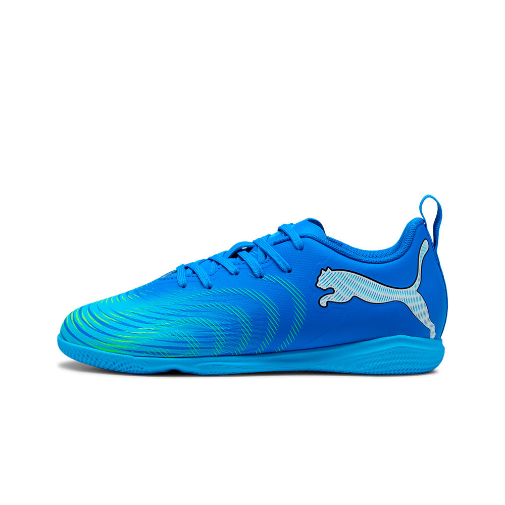 Puma botas fútbol sala niño FUTURE 9 PLAY IT JR AZ lateral exterior