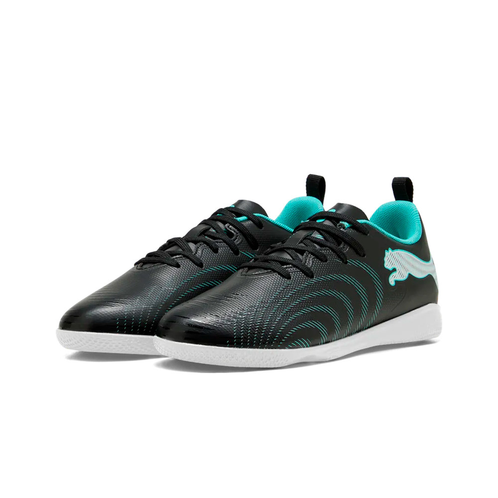 Puma botas fútbol sala niño FUTURE 9 PLAY IT JR NE lateral interior