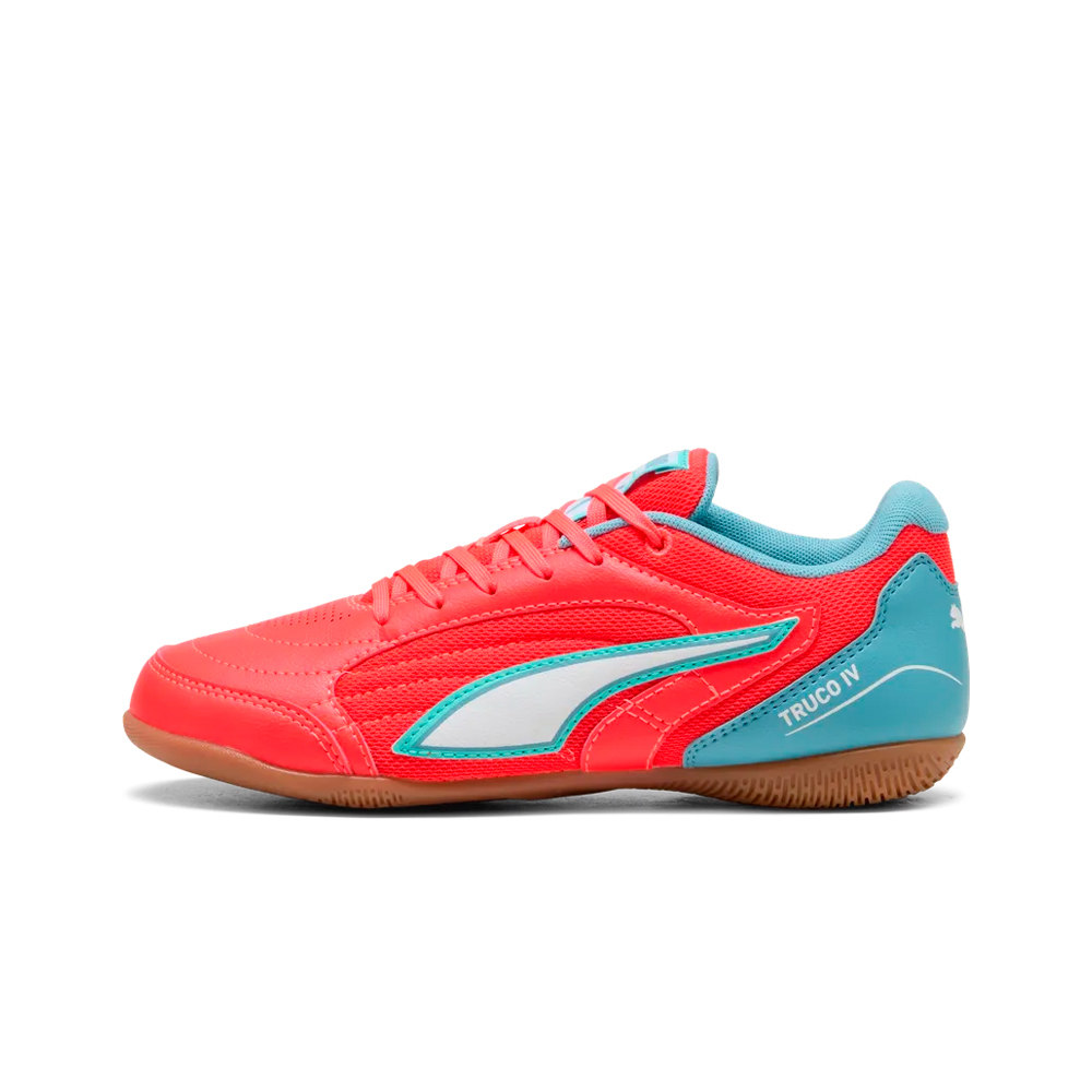 Puma botas fútbol sala niño TRUCO IV IT JR BL lateral exterior
