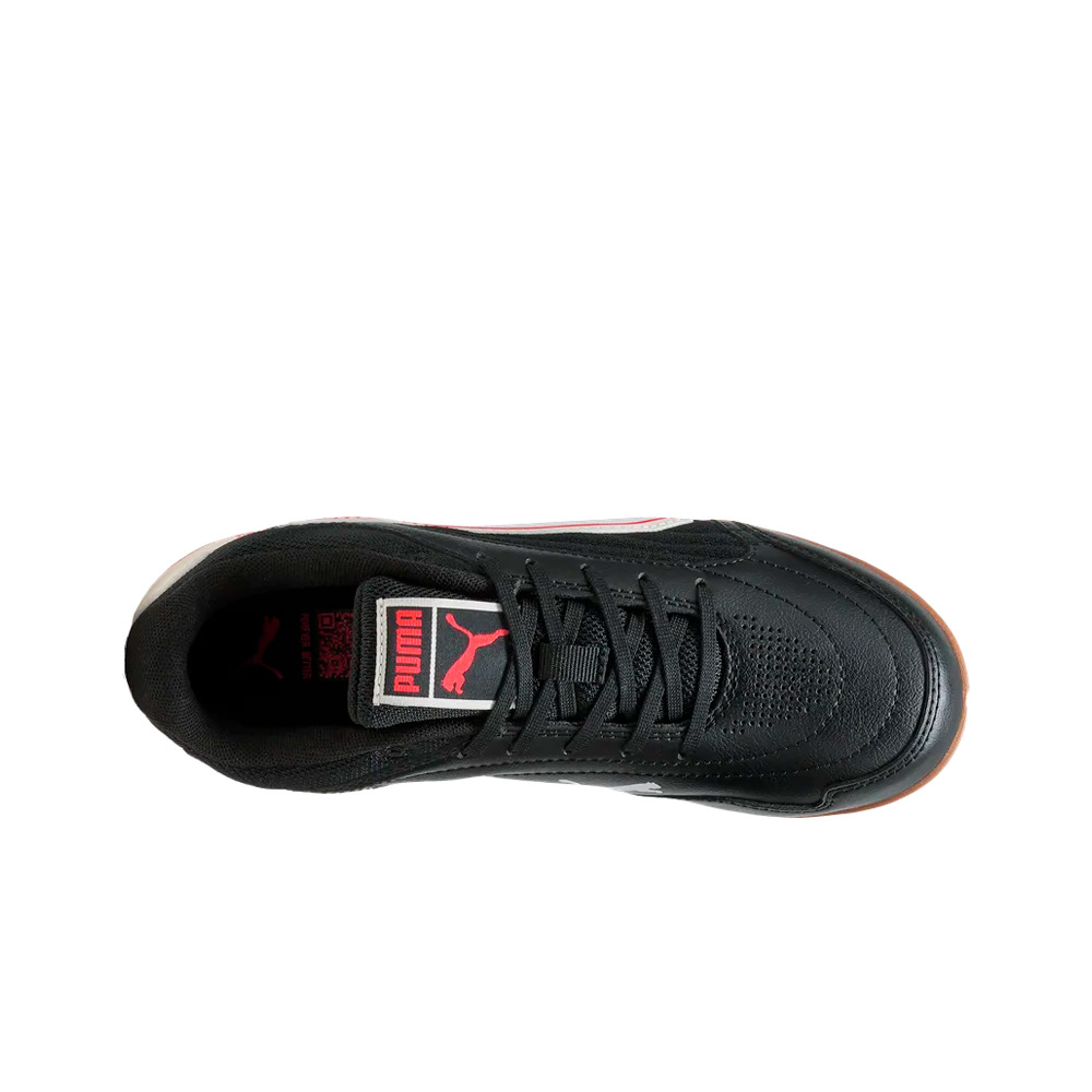 Puma botas fútbol sala niño TRUCO IV IT JR NERO vista superior
