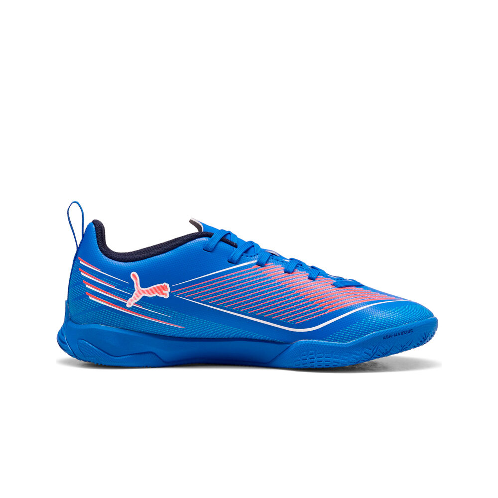 Puma botas fútbol sala niño ULTRA 6 PLAY IT JR AZ lateral exterior