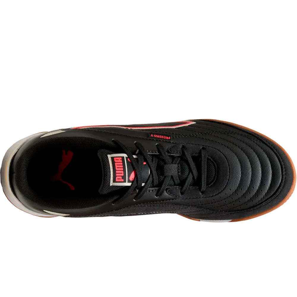 Puma botas fútbol sala PRESIN V IT NE vista superior