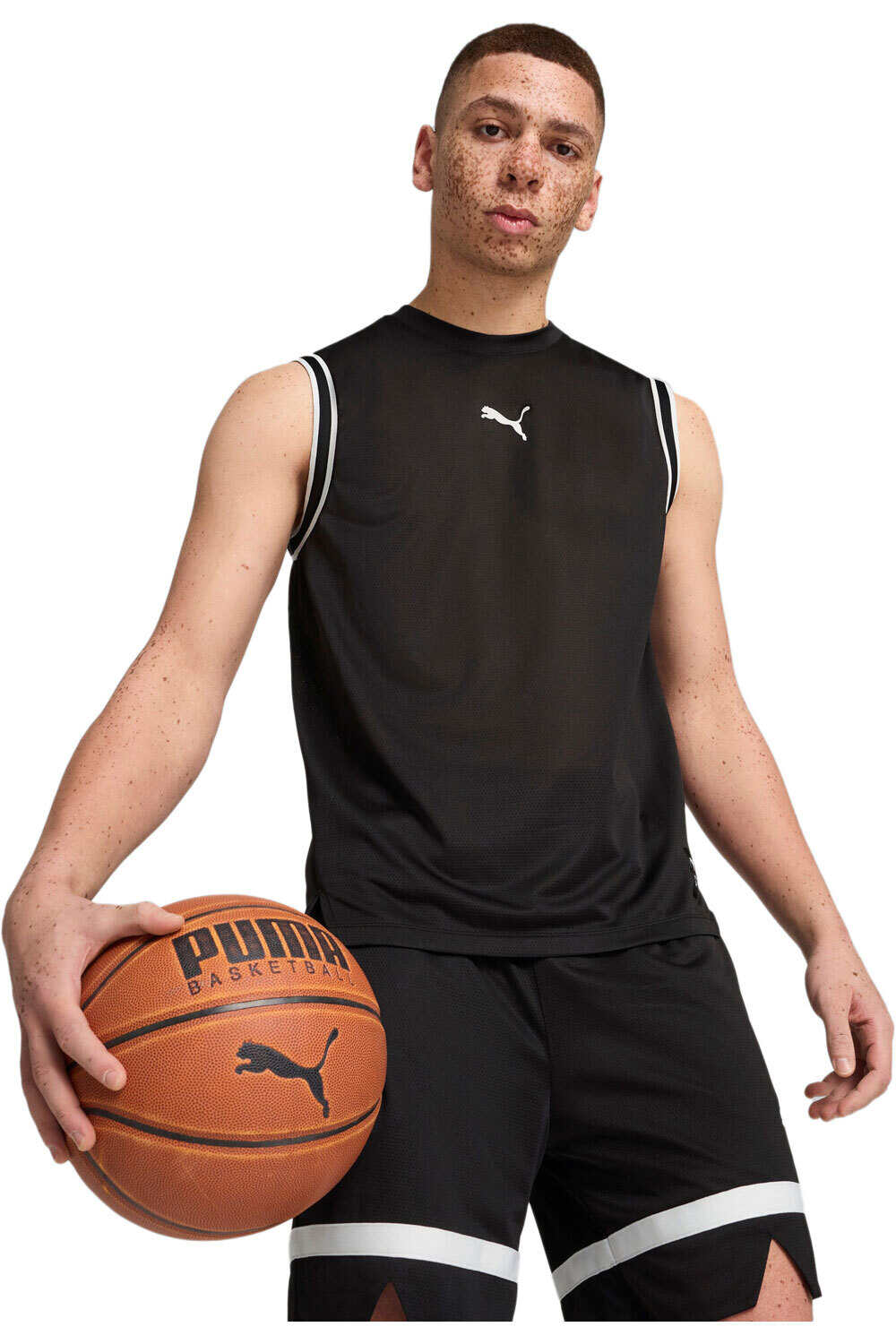 Puma camiseta baloncesto Winning Shot Mesh Tank vista frontal