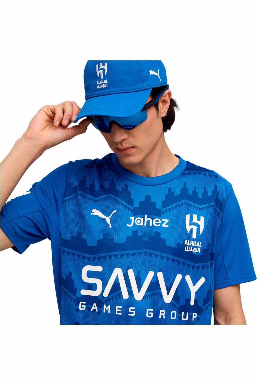 Puma camiseta de fútbol oficiales AL HILAL 26 Home Jersey Re vista detalle