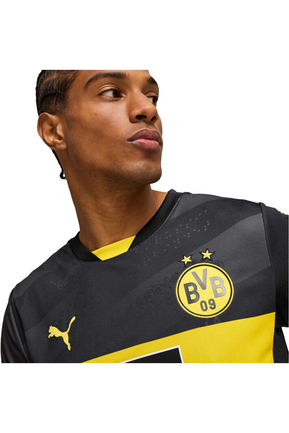 Puma camiseta de fútbol oficiales BORUSSIA.D 25 Away Jersey Replica vista detalle