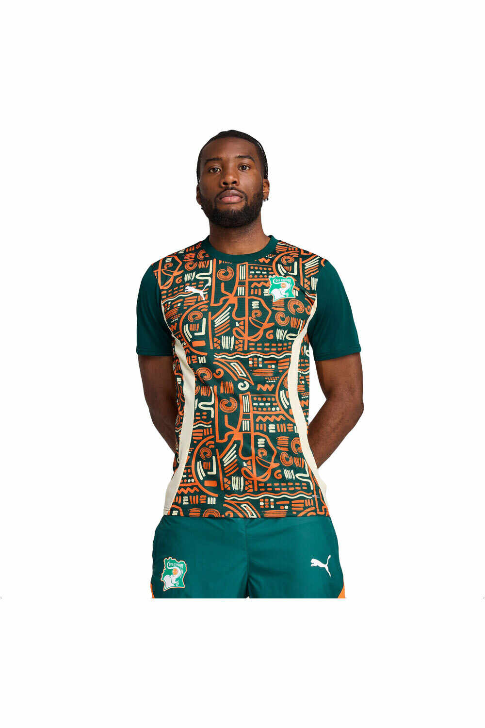 Puma camiseta de fútbol oficiales FIF Prematch SS Jersey vista frontal