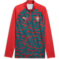 Puma camiseta de fútbol oficiales FPF Warm Up 1/4 Zip vista detalle