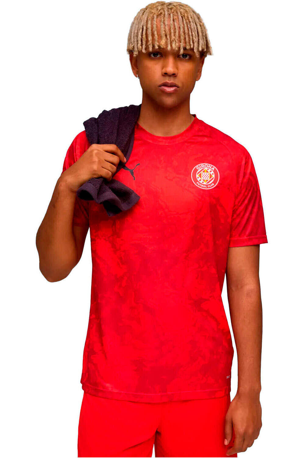 Puma camiseta de fútbol oficiales GIRONA 26 PREMATCH RO vista frontal