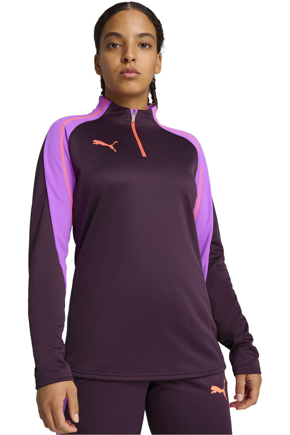 Puma camiseta de fútbol oficiales individualBLAZE 1/4 Zip-Top vista frontal