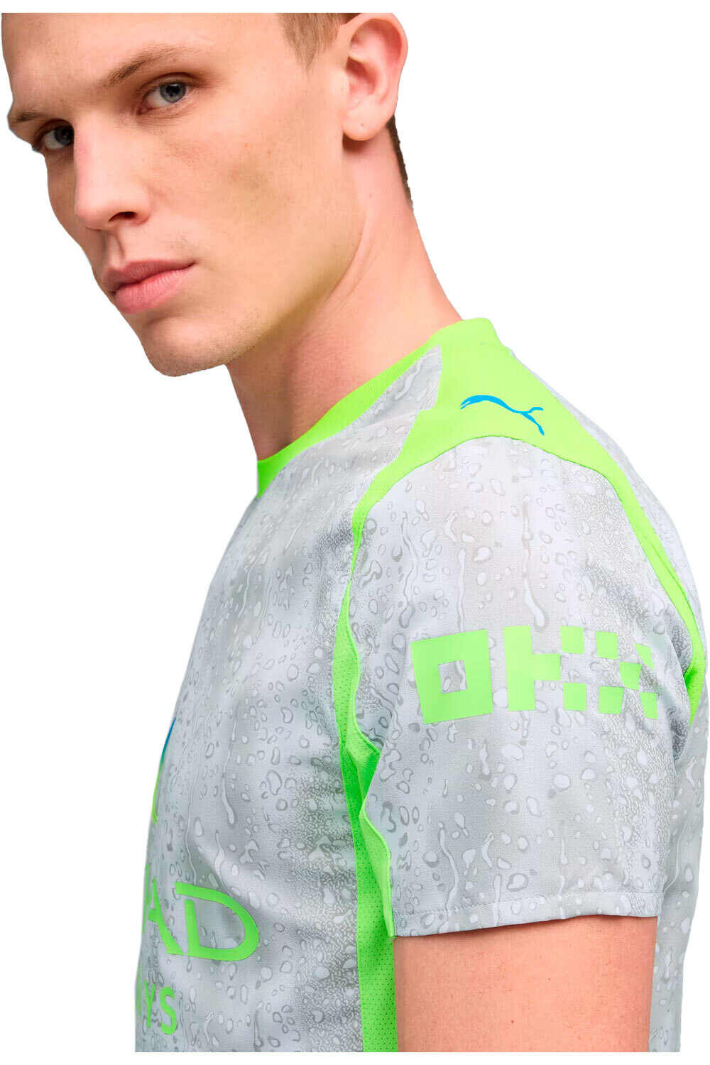 Puma camiseta de fútbol oficiales MANCHESTER CITY 26 3rd Jersey Auth vista detalle