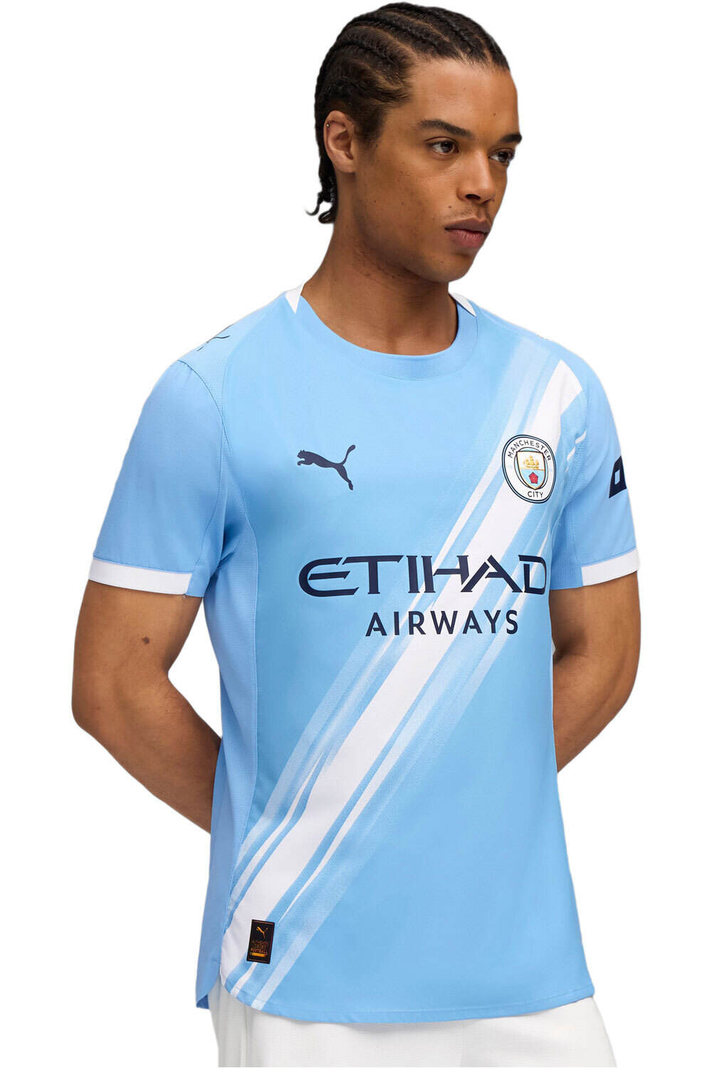 Puma camiseta de fútbol oficiales MANCHESTER CITY 26 Home Jersey Aut vista frontal