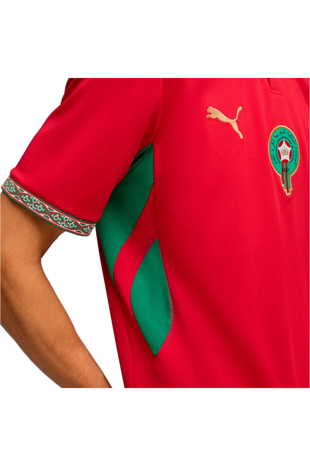 Puma camiseta de fútbol oficiales MARRUECOS 25 HOME JERSEY vista detalle