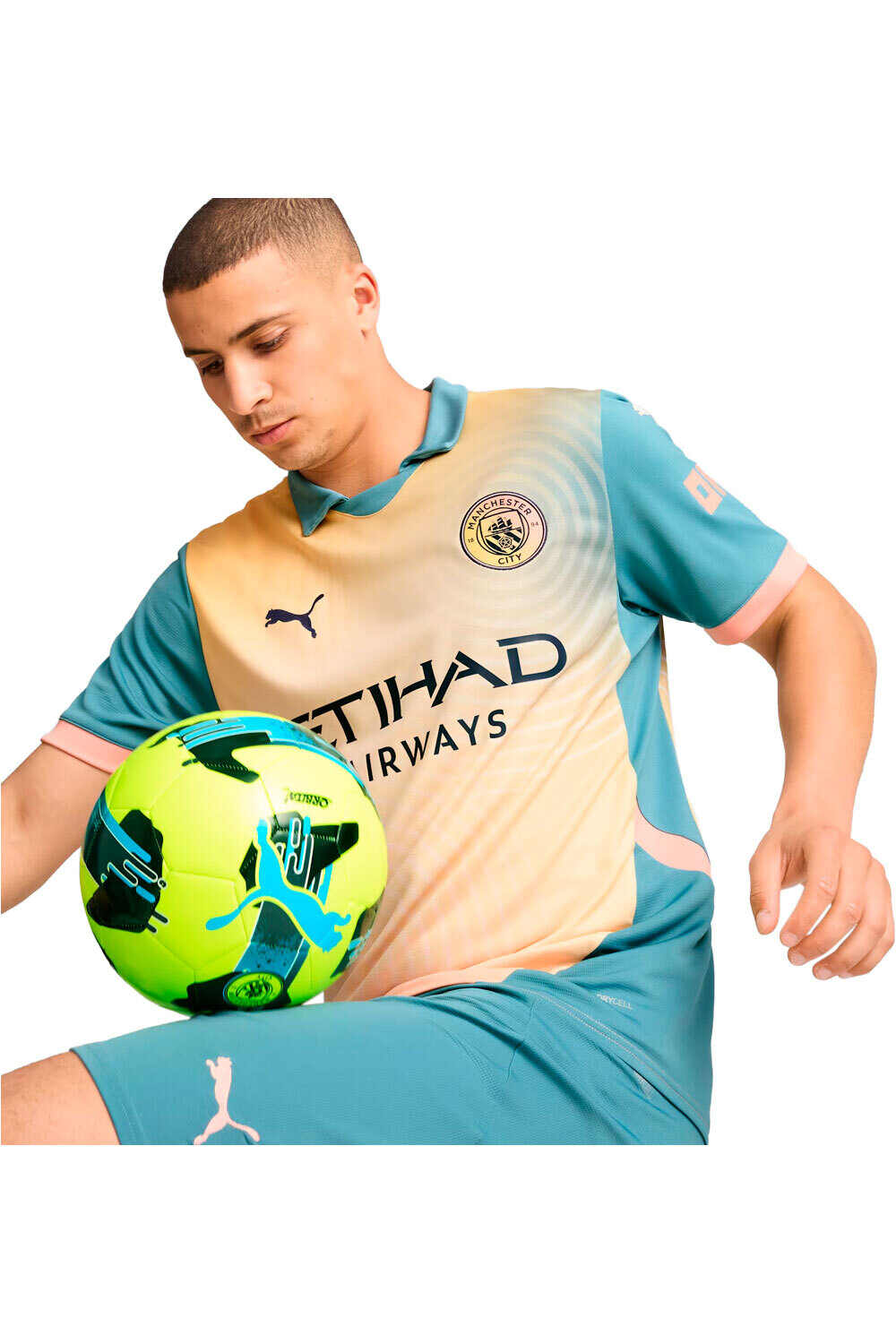 Puma camiseta de fútbol oficiales MCFC Fourth Jersey R vista detalle