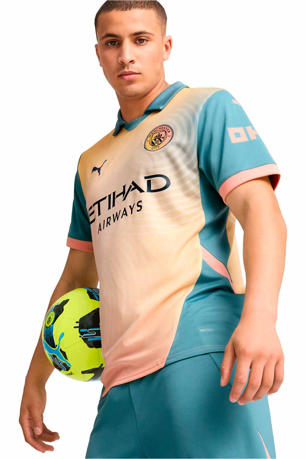 Puma camiseta de fútbol oficiales MCFC Fourth Jersey R vista frontal