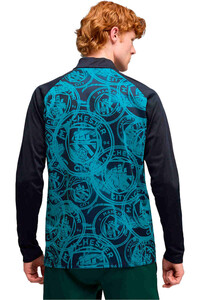 Puma camiseta de fútbol oficiales MCFC Warm Up 1/4 Zip vista trasera