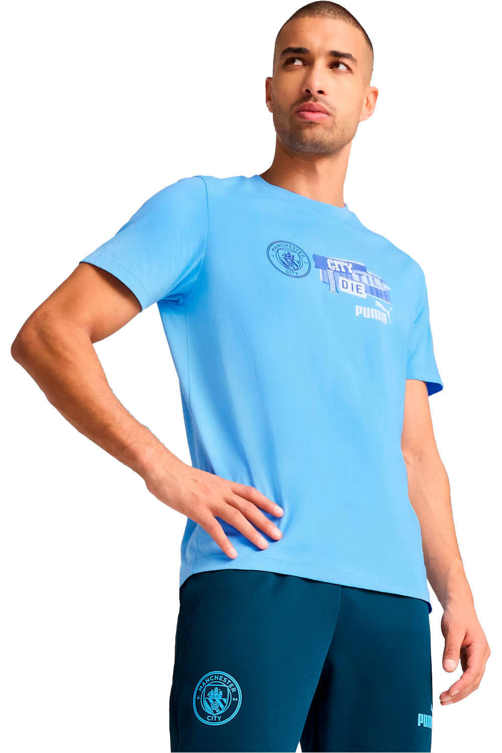 Puma camiseta de fútbol oficiales M.CITY 25 ftblNRGY Tee vista frontal