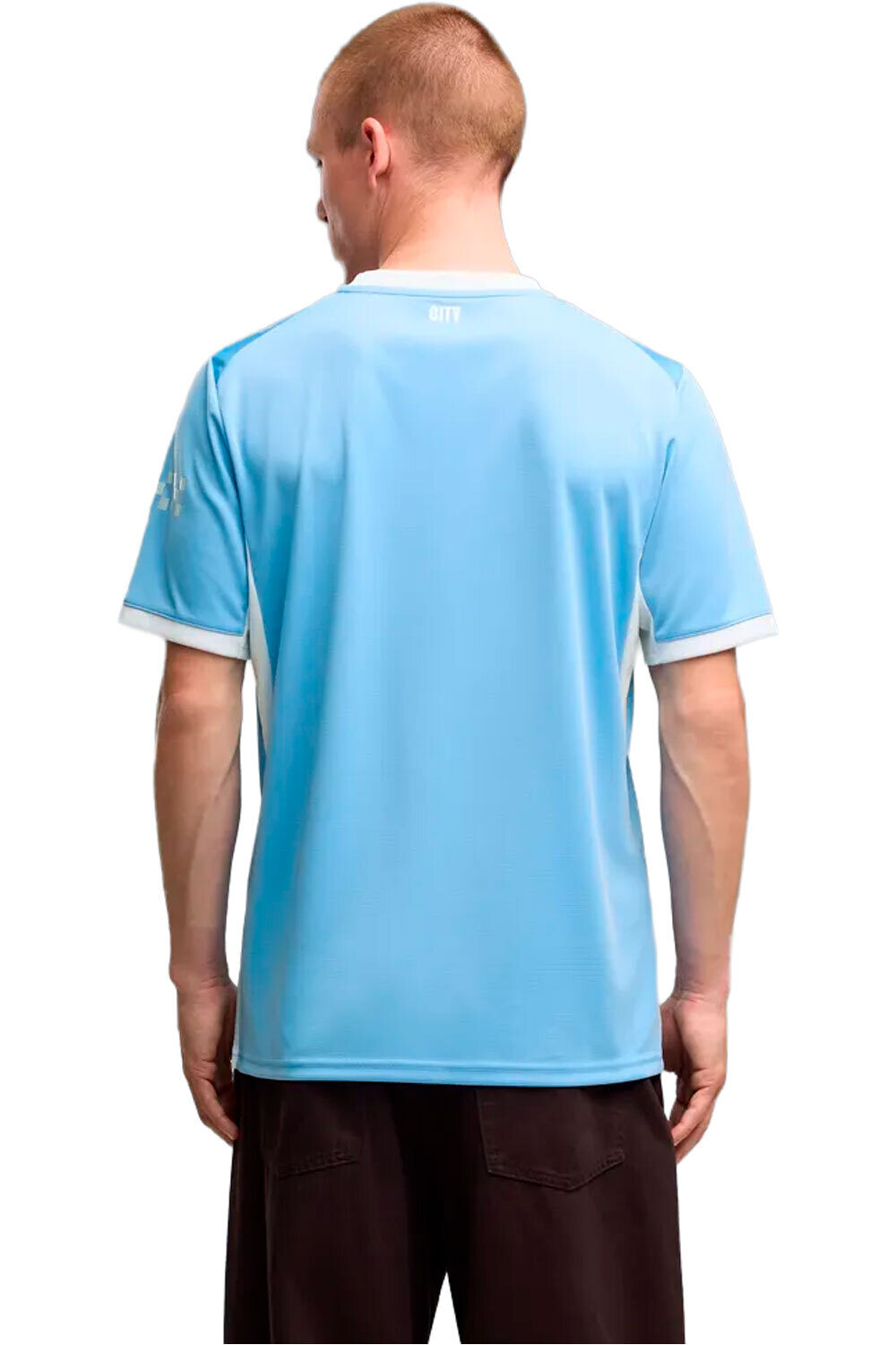 Puma camiseta de fútbol oficiales M.CITY  27 JERSEY HOME vista trasera