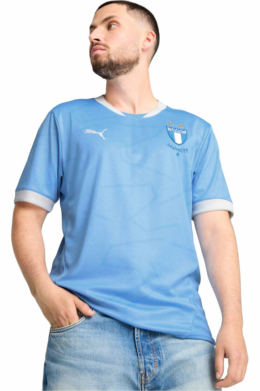 Puma camiseta de fútbol oficiales MFF Home Jersey Replica vista frontal