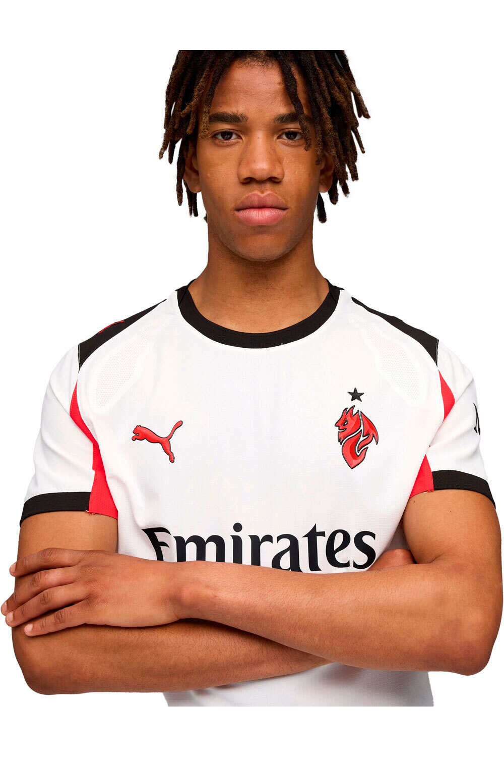 Puma camiseta de fútbol oficiales MILAN 26 Away Jersey Auth vista detalle