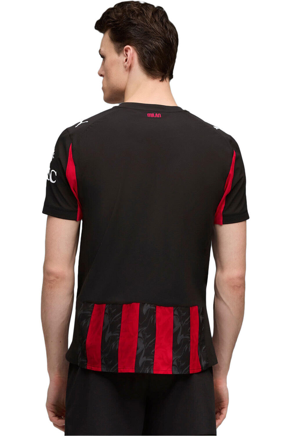 Puma camiseta de fútbol oficiales MILAN 26 Home Jersey Auth vista trasera
