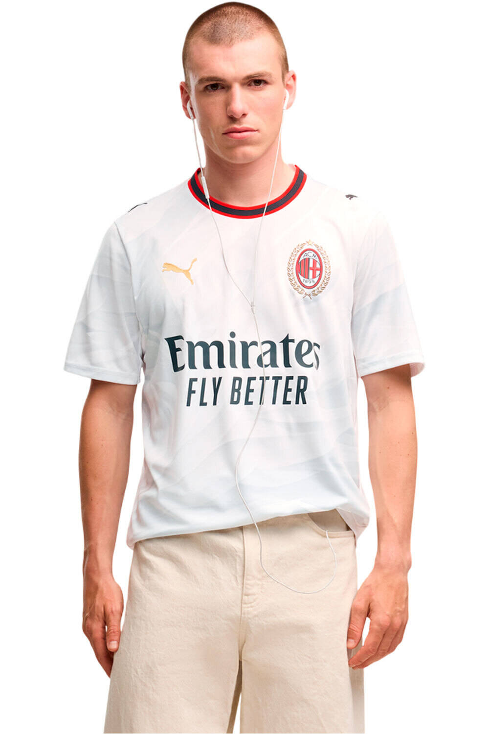 Puma camiseta de fútbol oficiales MILAN 27 JERSEY AWAY vista frontal
