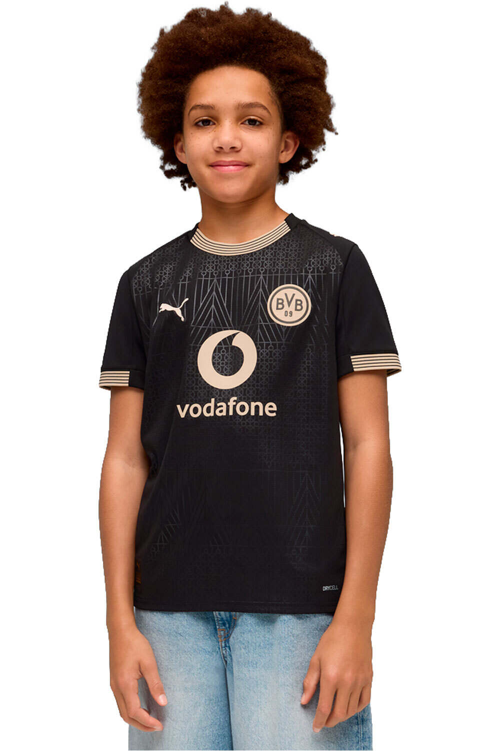 Puma camiseta de fútbol oficiales niño BVB Special Edition vista frontal