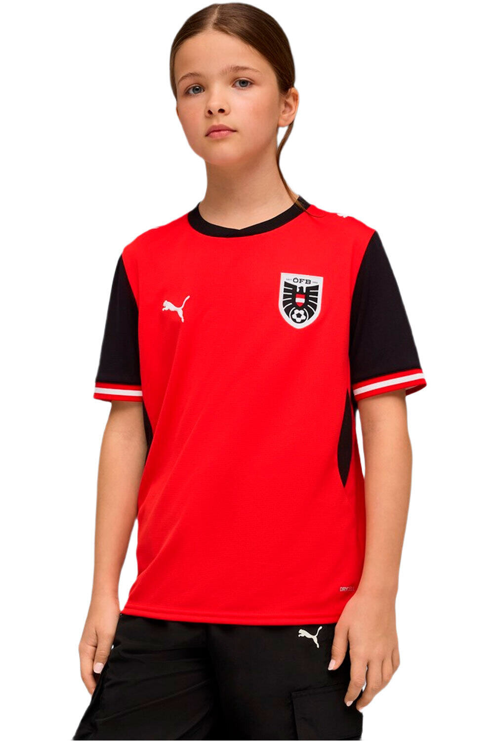 Puma camiseta de fútbol oficiales niño FB Home Jersey Repl vista frontal