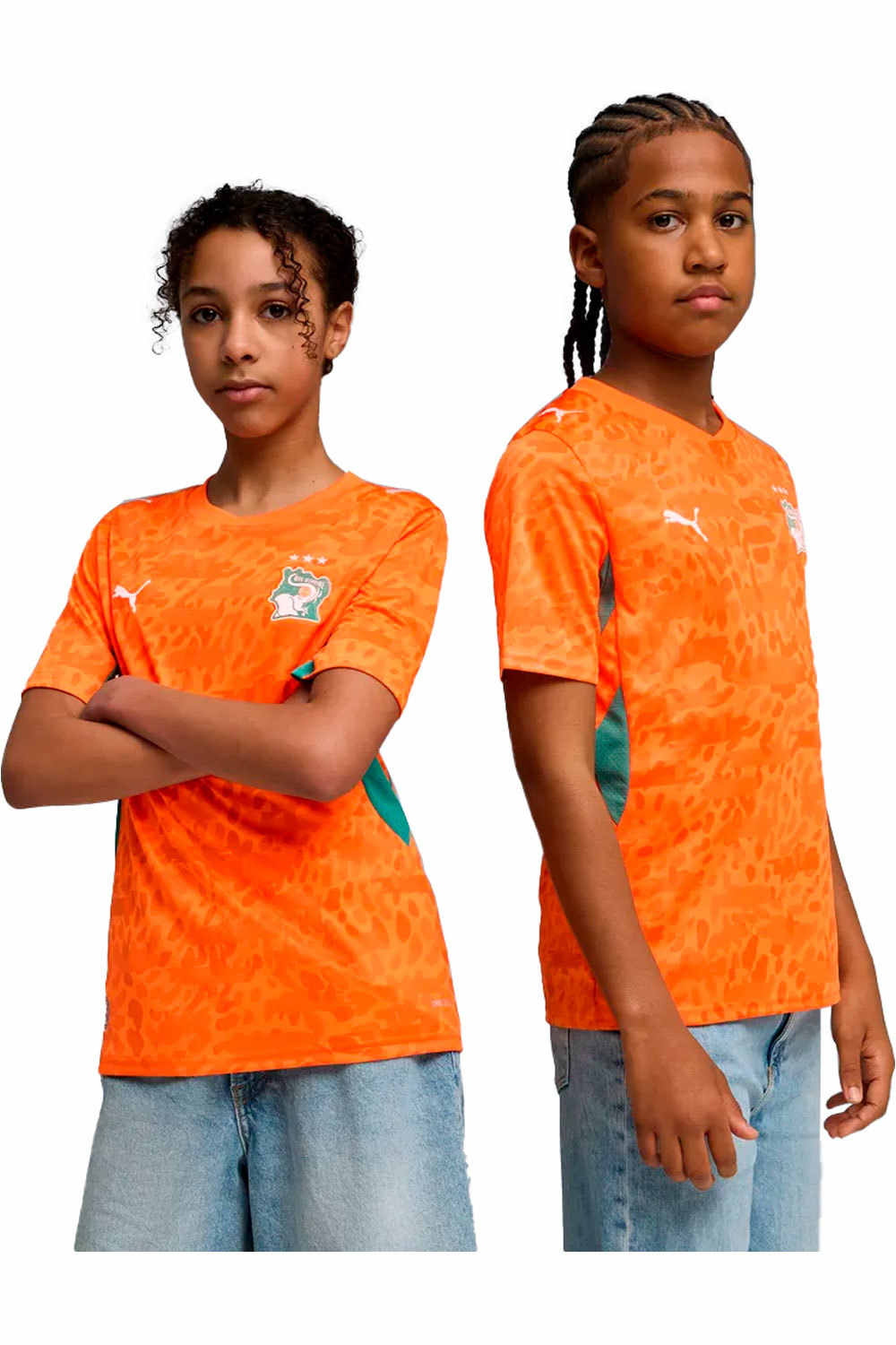 Puma camiseta de fútbol oficiales niño FIF Home Jersey Repl vista frontal