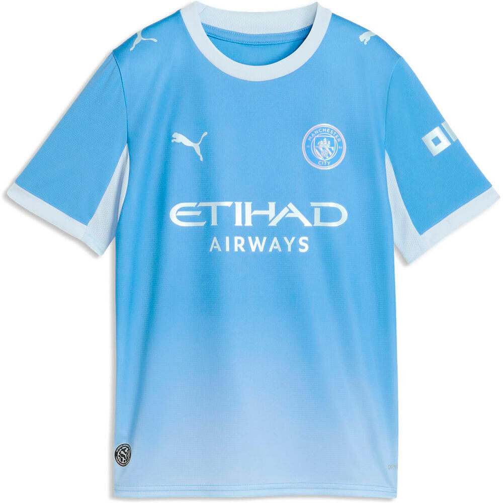 Puma camiseta de fútbol oficiales niño M. CITY 27 JERSEY HOME JR 03