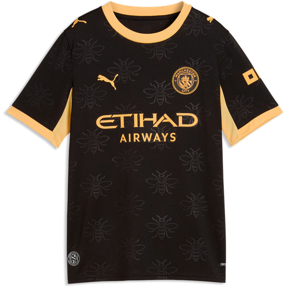 Puma camiseta de fútbol oficiales niño MCFC Away Jersey Rep 03