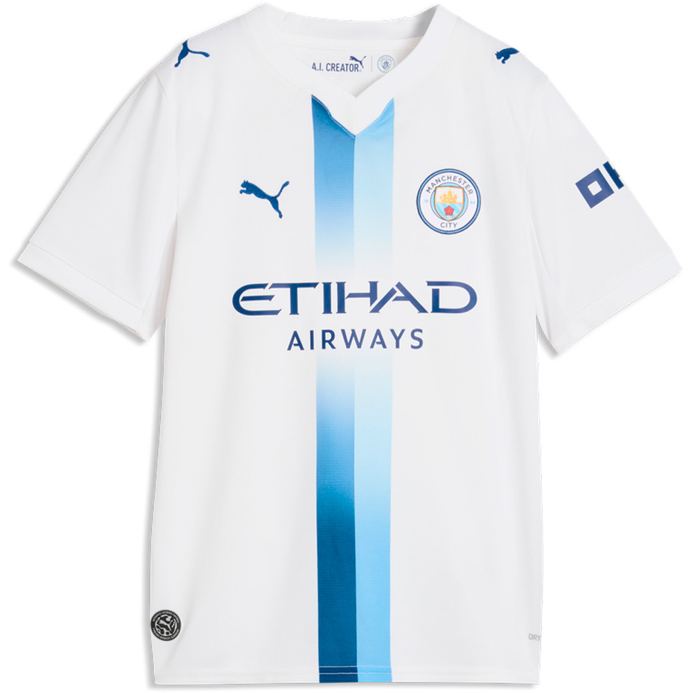 Puma camiseta de fútbol oficiales niño MCFC Third Jersey Re 03