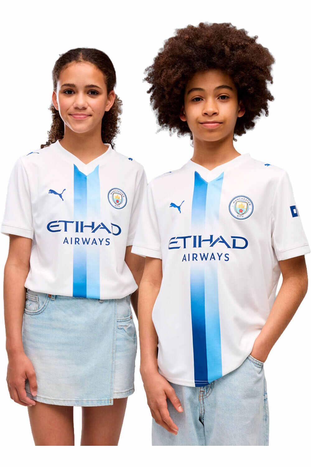Puma camiseta de fútbol oficiales niño MCFC Third Jersey Re vista frontal