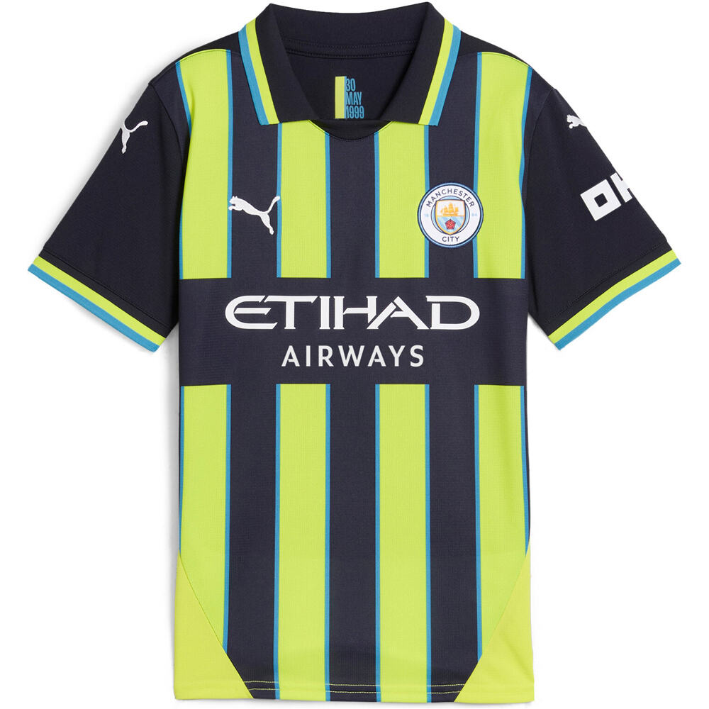 Puma camiseta de fútbol oficiales niño M.CITY 25 Away Jersey Replica Jr 03