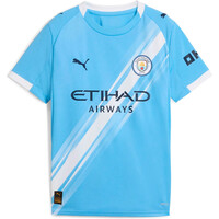 Puma camiseta de fútbol oficiales niño M.CITY 26 HOME JR JERSEY AZ 03