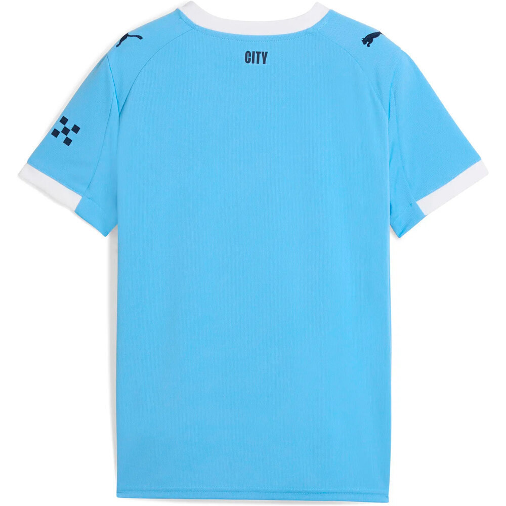 Puma camiseta de fútbol oficiales niño M.CITY 26 HOME JR JERSEY AZ 04